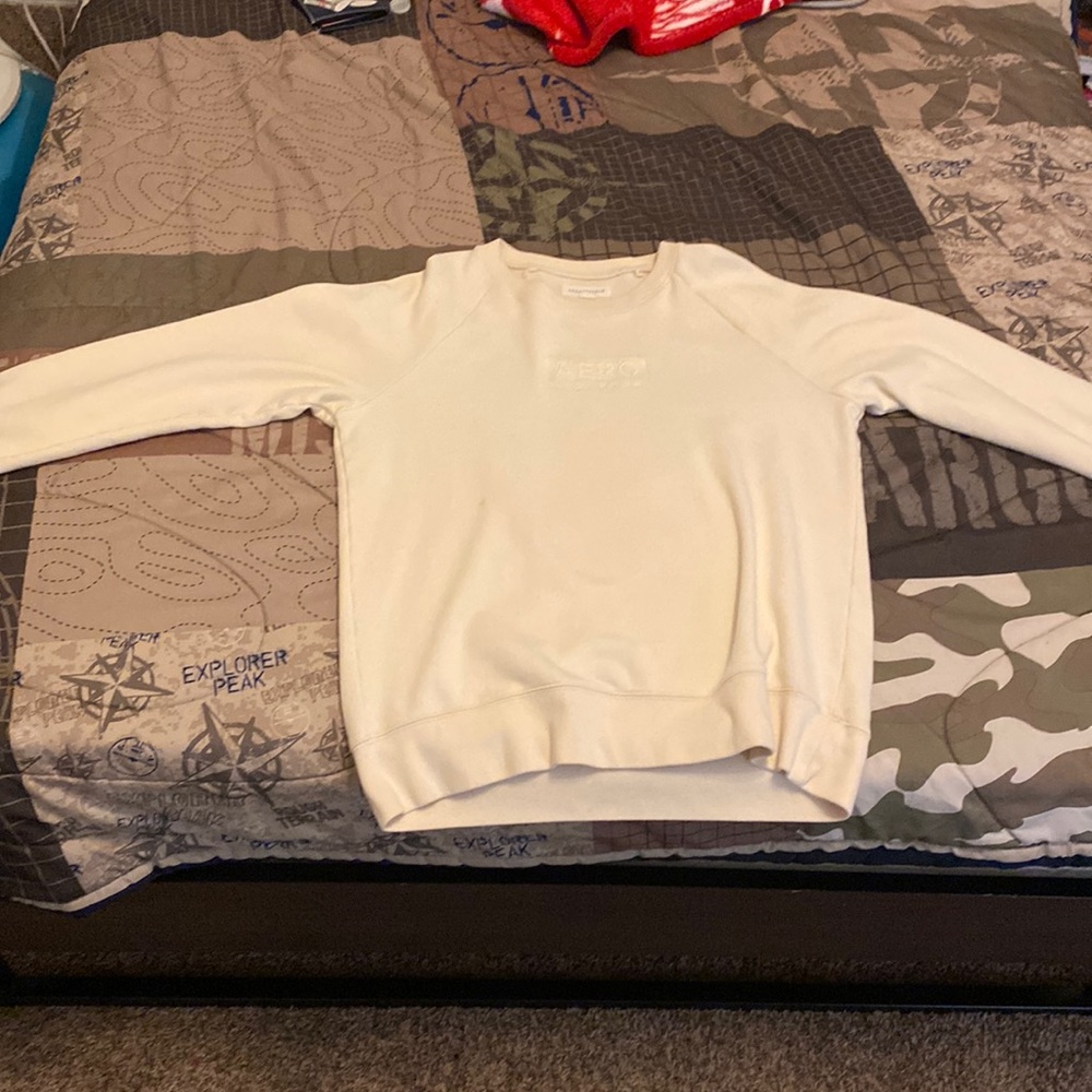 Aéropostle Light weight cream new York sweater